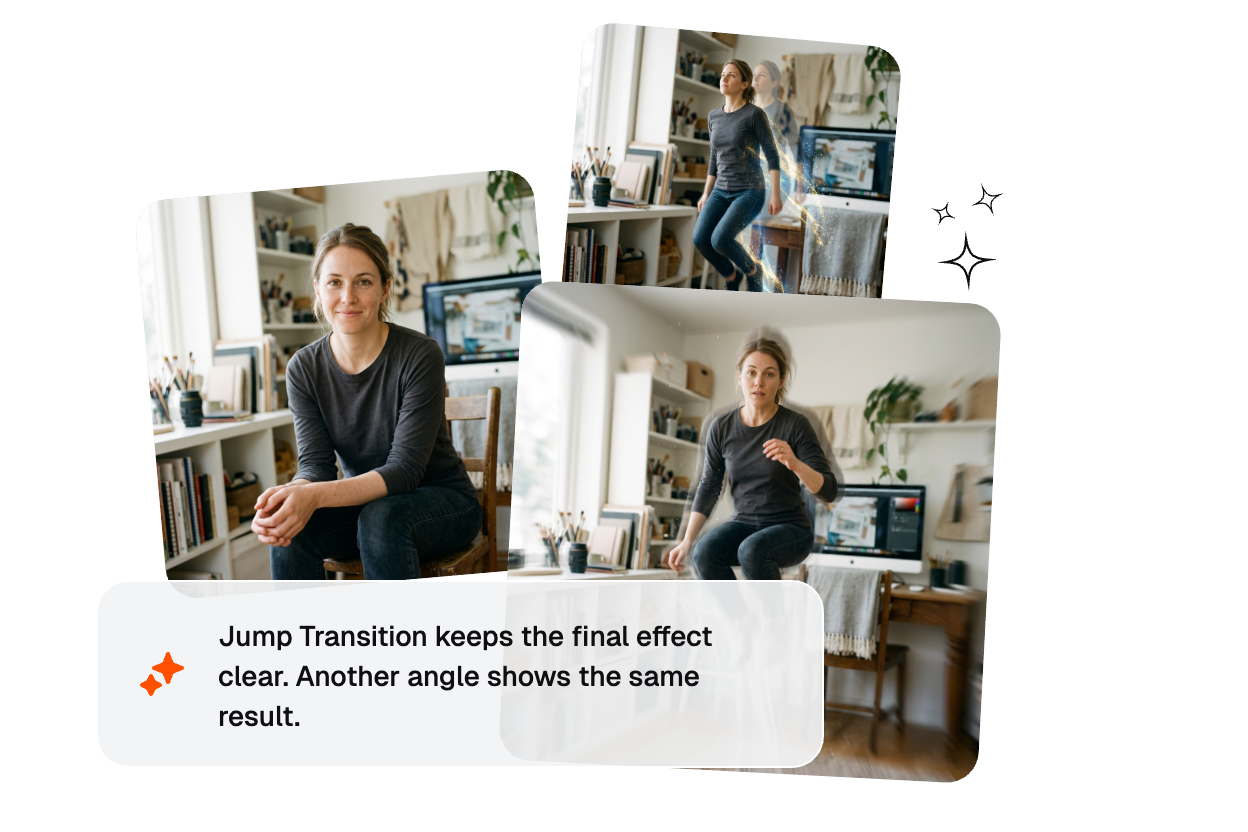 Transition style customization panel