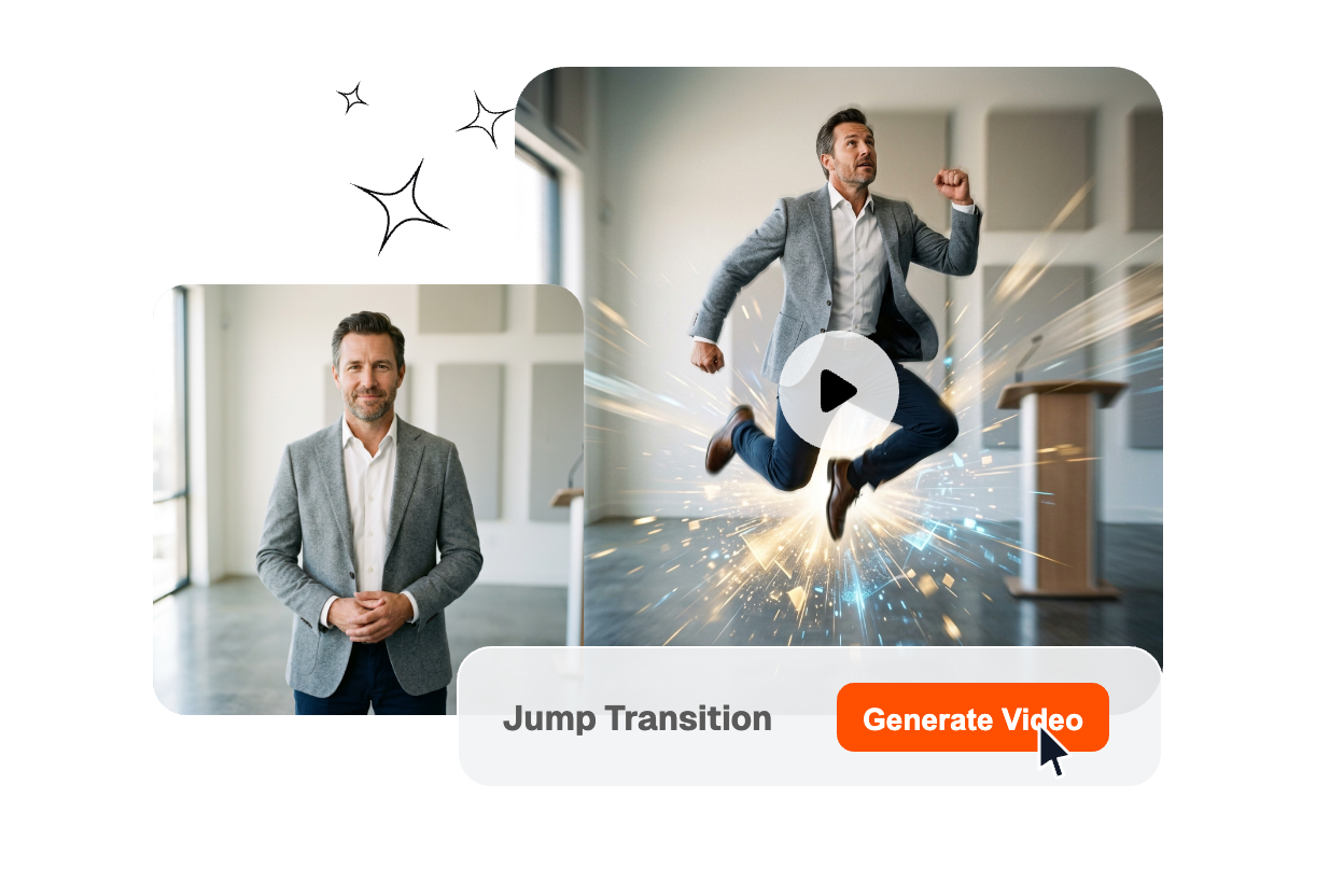 Batch processing transition videos