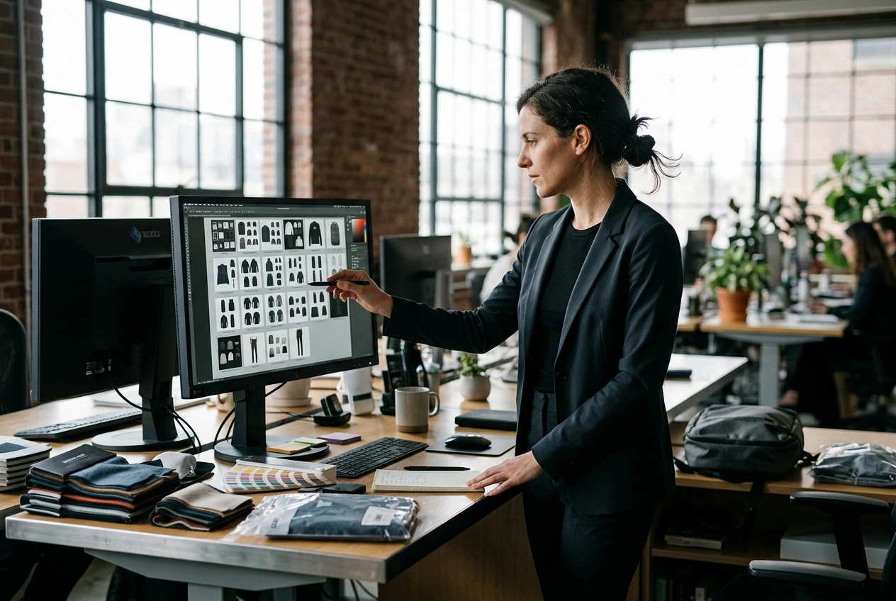 Merchandise lead running cutout tool on products