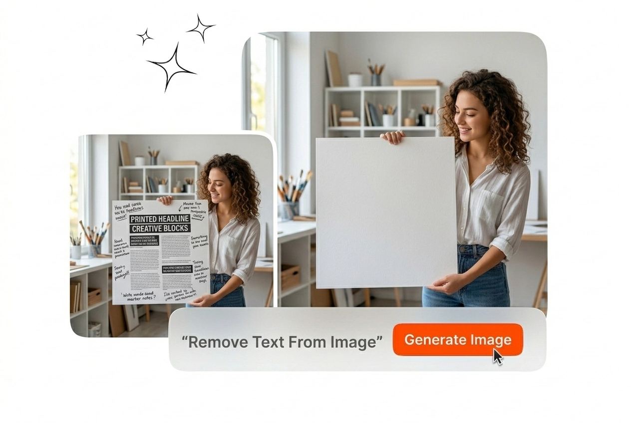 Remove text from image multi font recognition demo