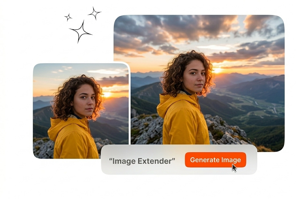 Image Extender adapting aspect ratios for social