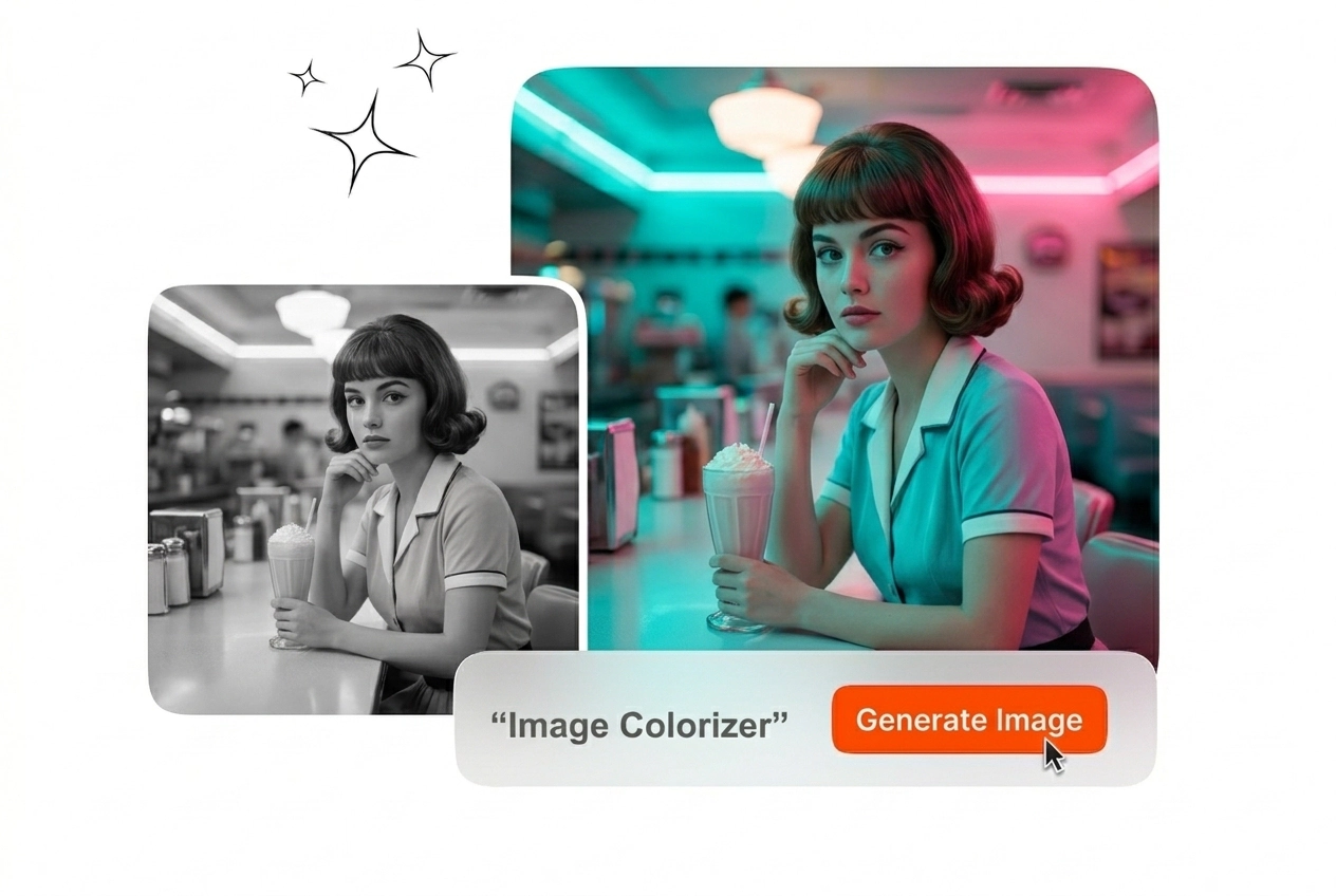 Text prompt controlling the image colorizer output