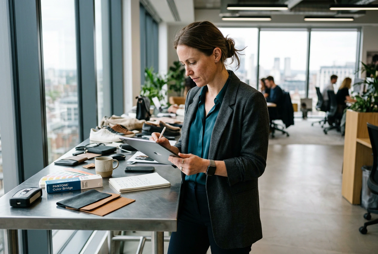 Ecommerce editor using Blemish Remover on catalog