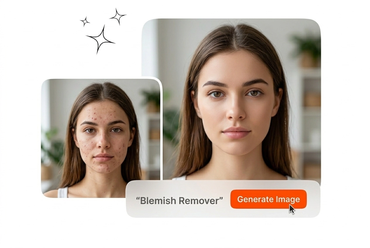 Blemish Remover exporting uncompressed HD portrait file