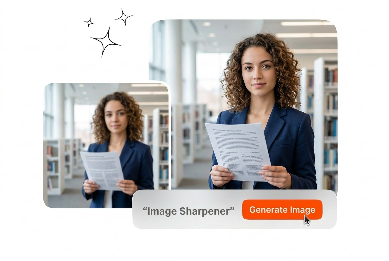Image Sharpener Text Detail Recovery document example