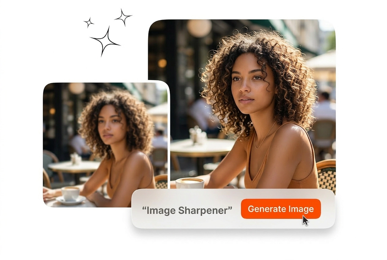 Image Sharpener Browser Based Processing interface view