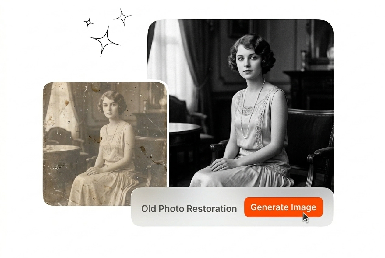 Old Photo Restoration guided adjustment interface