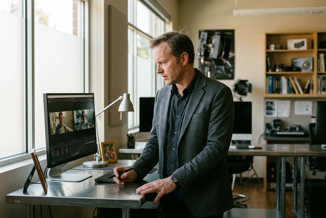 Educator demonstrating Air Bending Effect transition