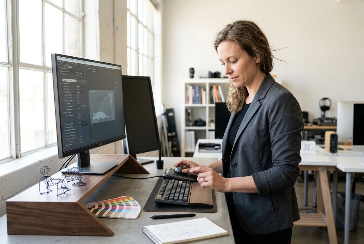 Educator applying Air Element Effect online