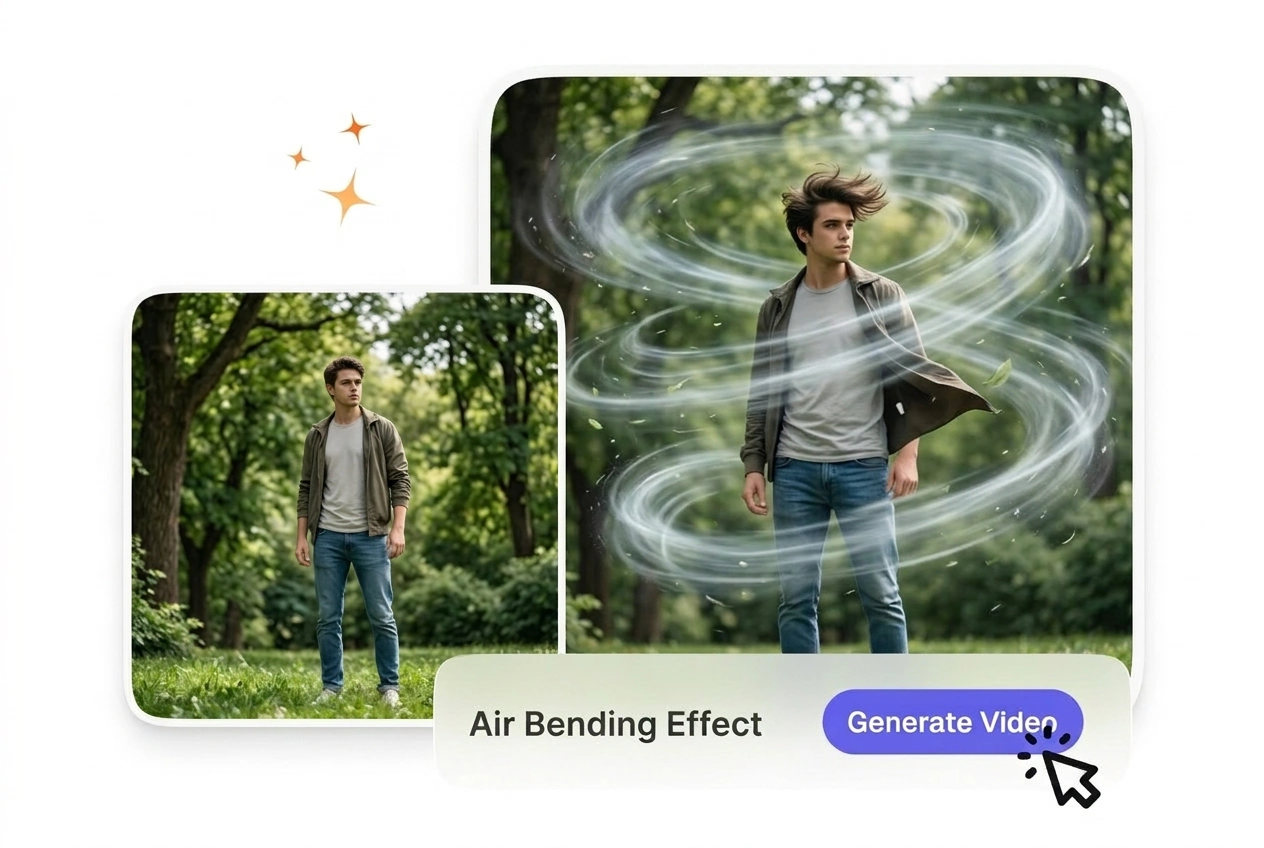 Air Bending Effect frame continuity demonstration