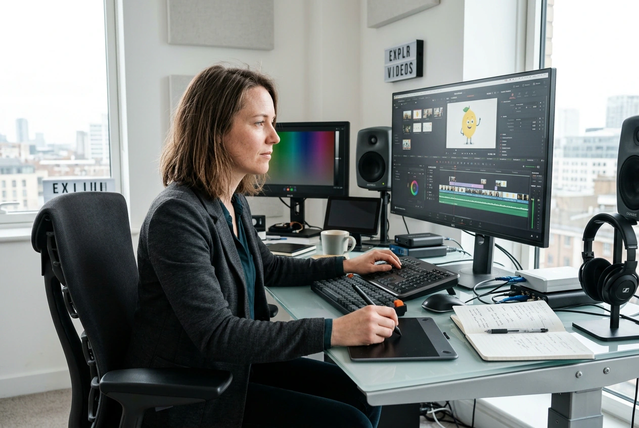 Educator rendering Free Truck transition Effect tutorial