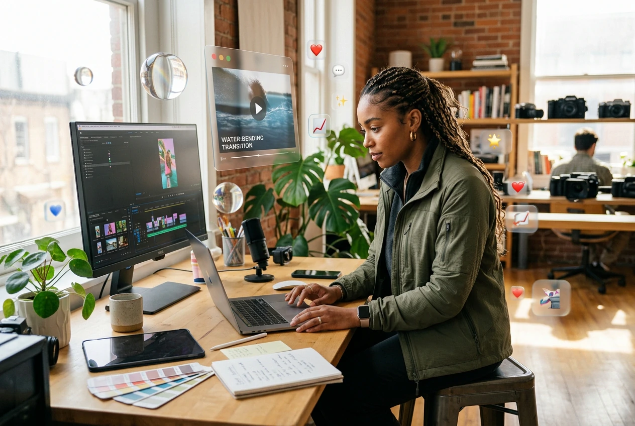 New user trying Water Bending Effect online