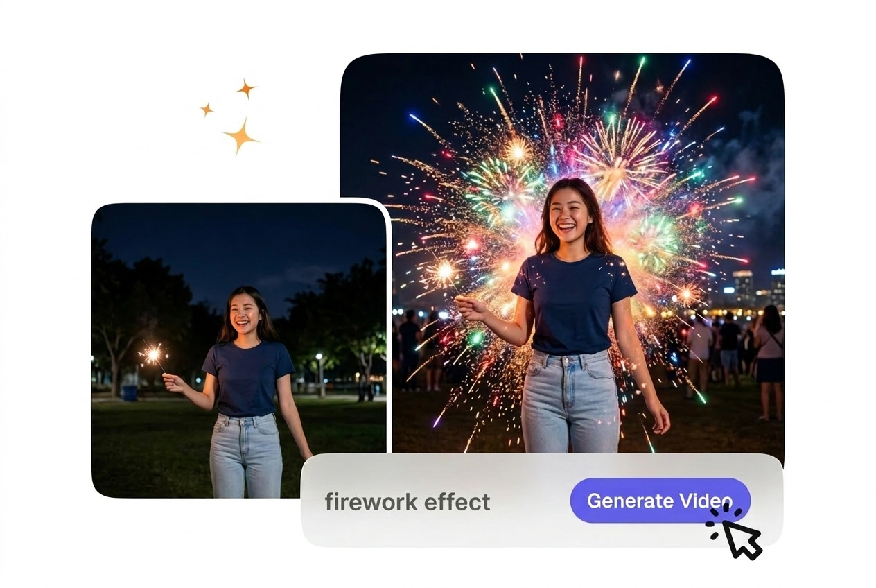 Firework Effect color prompt control interface preview