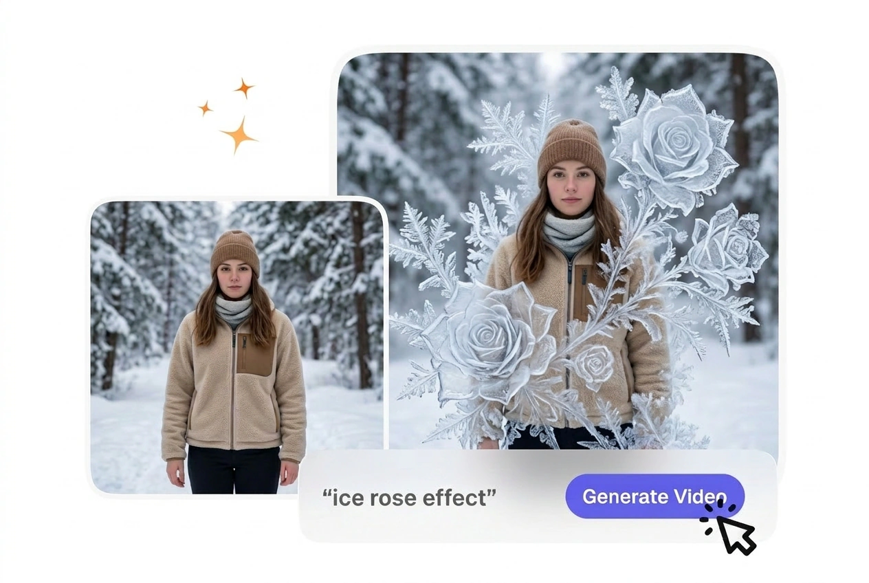 Pacing control slider for Ice Rose Effect