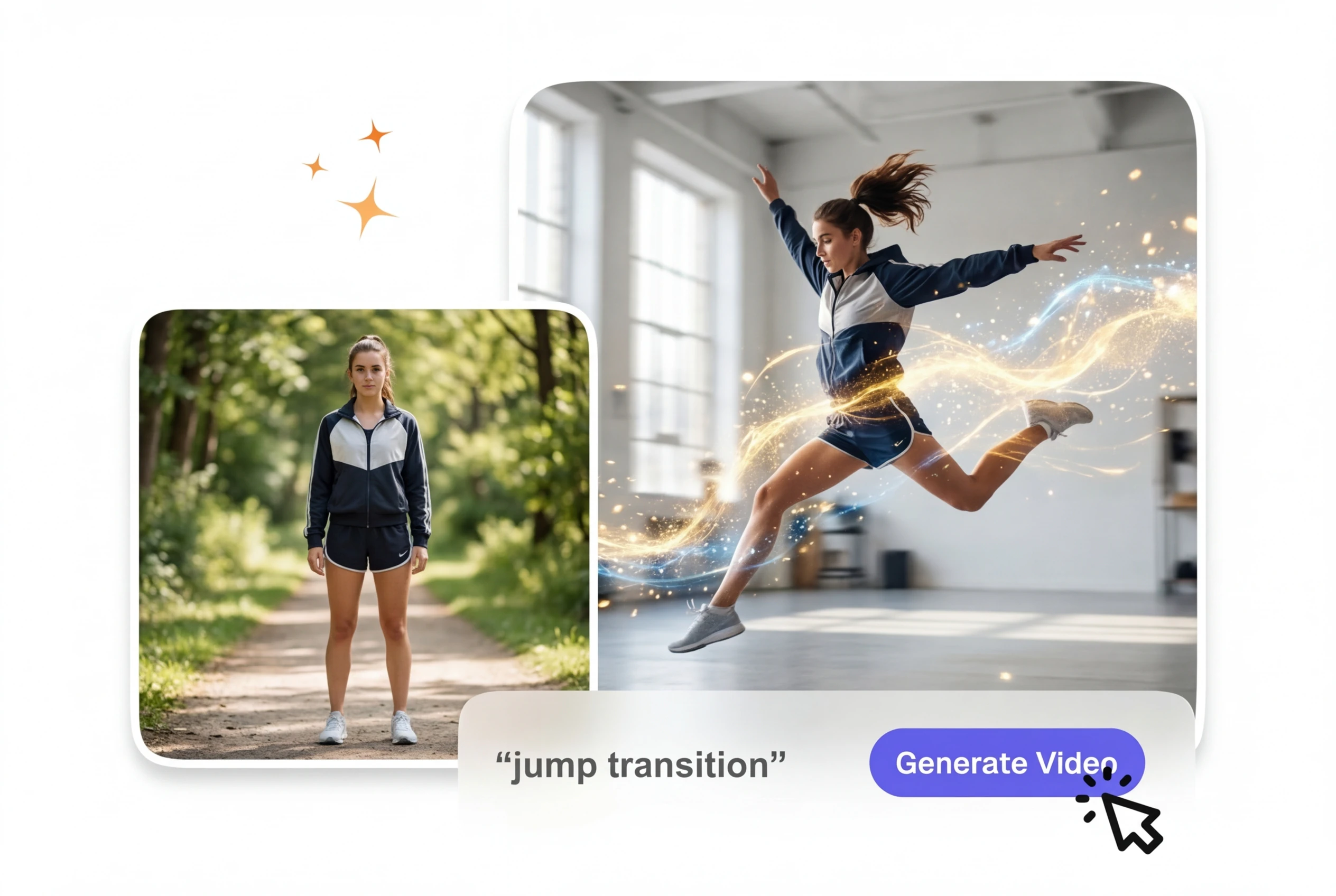 Prompt pacing for Free AI jump transition