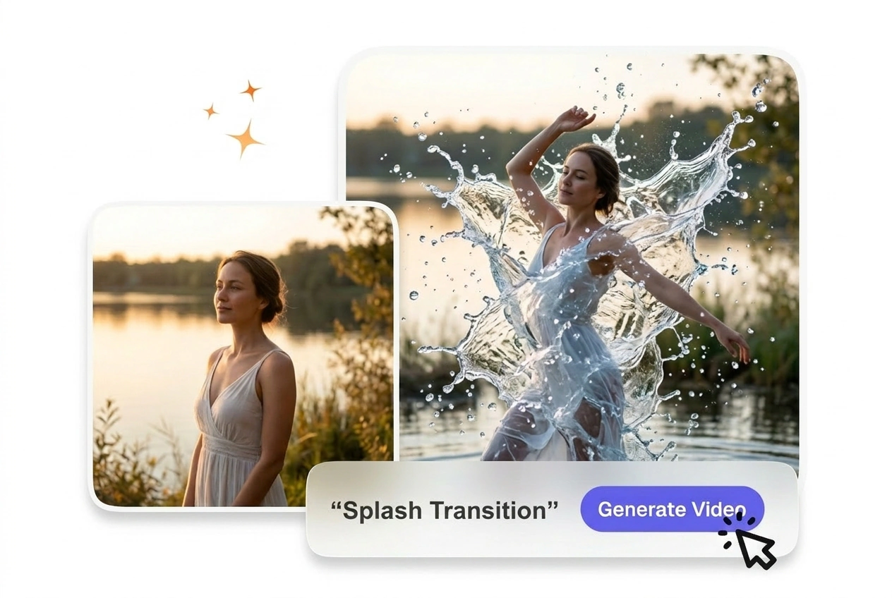 Custom fluid dynamics for video effect preview