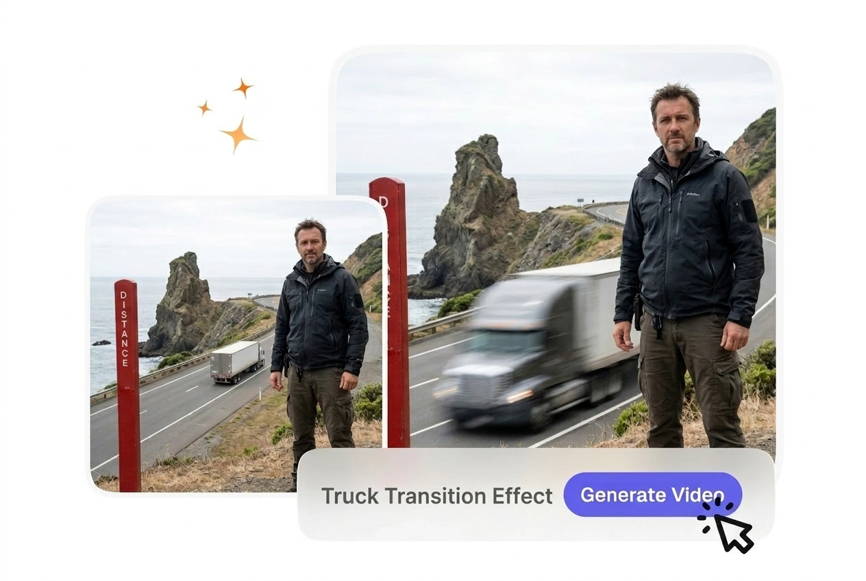 Scene anchor matching for Truck Transition Effect