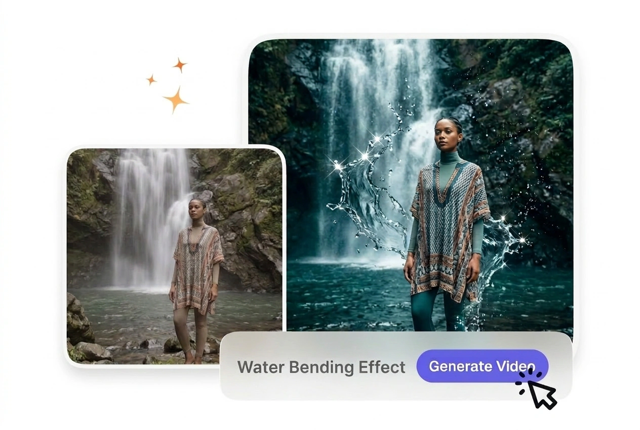 Water Bending Effect resolution upscaling quality comparison